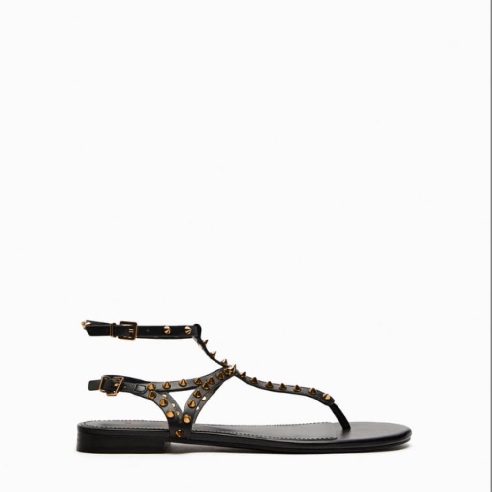 ZARA STUDDED SANDALS
